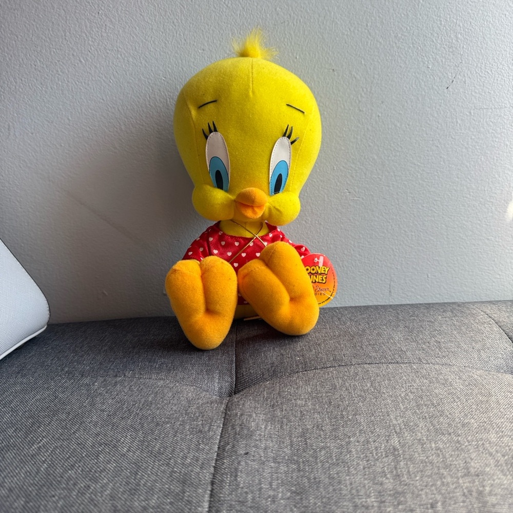 vintage Looney Tunes Tweety Bird plush